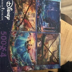 Disney 500pc Puzzle Set by Thomas Kinkade - Multicolor